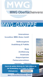 Mobile Screenshot of mwg-gruppe.de